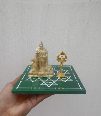 Combo pack of 3 Murgar statue,6inch Saravana Bhava Manai and 7cm Gold Metal Vel